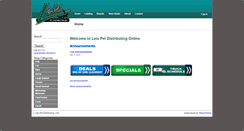 Desktop Screenshot of leispet.com